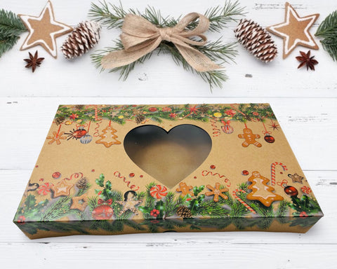 Krásná dárková krabice _ krabice na cukroví Jumbo 36 x 22 x 5 cm CBOX-150_3.JPG