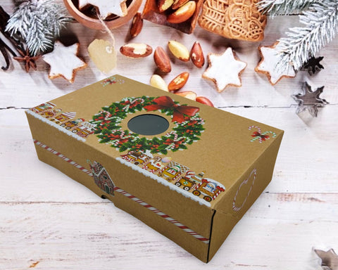 Krásná dárková krabice _ krabice na cukroví Maxi 25 x 15 x 7 cm CBOX-145_2.JPG
