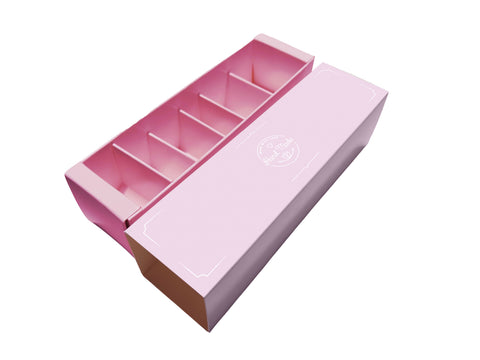 Krásná dárková krabice _ výsuvná krabička na pralinky nebo makronky 18 x 5 x 5 cm CBOX-137_1.jpg