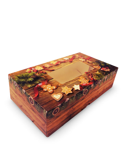 Krásná dárková krabice se skládacím okénkem _ krabice na cukroví Maxi 25 x 15 x 7 cm CBOX-117_3.JPG#18655#64397e868ee5