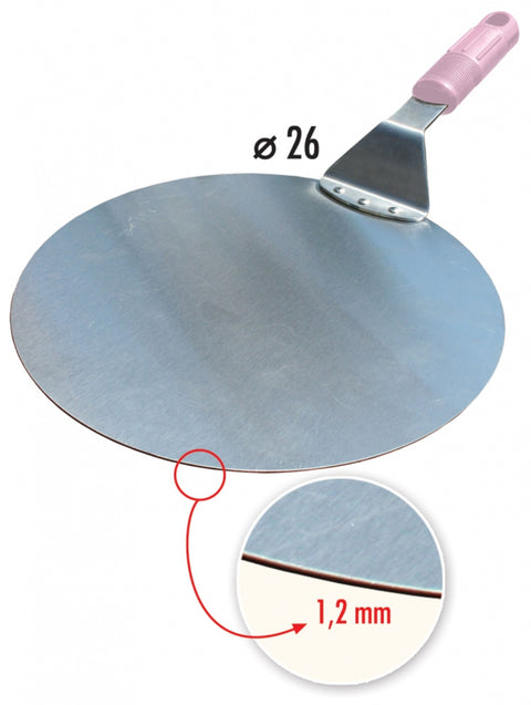Kulatý zvedák na dort a pizzu – nerezová ocel – Ø 26 cm SPAT-26_3.jpg
