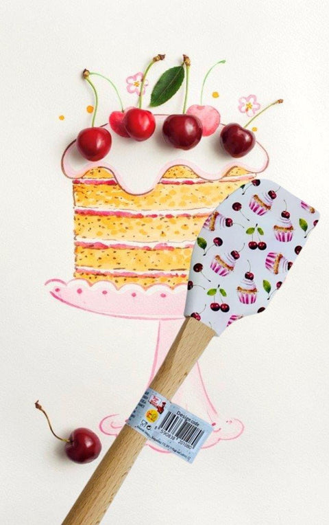Pečicí stěrka s dřevěnou rukojetí – design třešňového muffinu – 31.5 x 6 cm SK-44 C_2.jpg