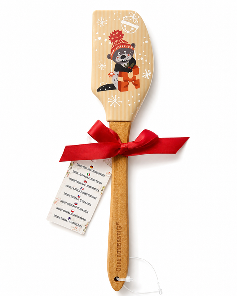 Pečicí stěrka s dřevěnou rukojetí – vánoční design – 27 x 6 cm SK-51 C_1.png#18904#ff87db49c886