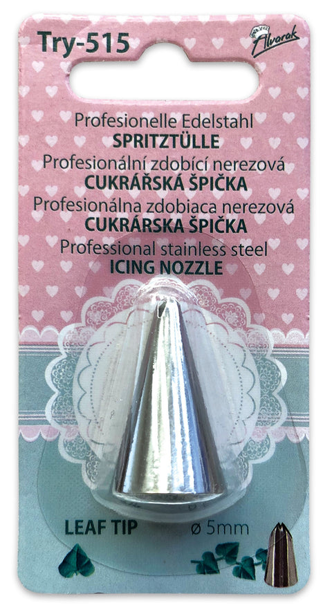 Profesionální nerezová cukrářská špička – list – Ø 5 mm TRY-515_2.jpg