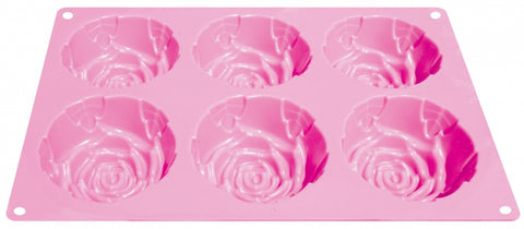 Silikonová forma na pečení pro 6 růží na cupcakes nebo mini dortíky – 25 x 17 x 3 cm SIL-11_2.jpg