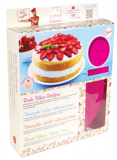 Silikonová forma na pečení pro kulaté dorty a skořicové rolky – 26 a prům. 6 cm SIL-15_3.jpg