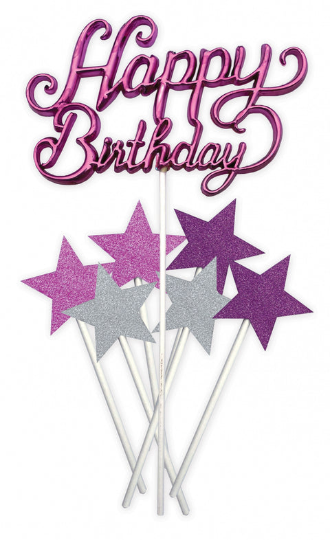Trendy zápich na dort – Happy Birthday – 23 x 12 x 15 cm (7 ks) CTOP-01_1.jpg