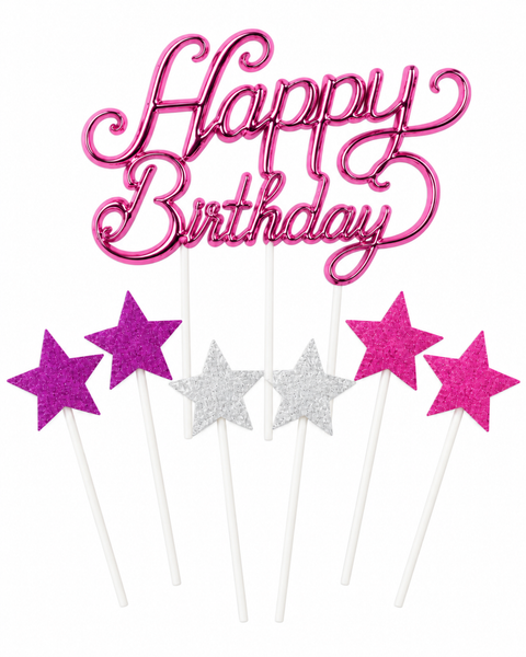 Trendy zápich na dort – Happy Birthday – 23 x 12 x 15 cm (7 ks) CTOP-01_1.png#19121#28944b19fd8a
