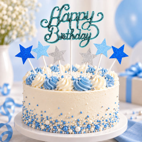 Trendy zápich na dort – Happy Birthday – 23 x 12 x 15 cm (7 ks) CTOP-02_3.png#19120#06bc598a4aab