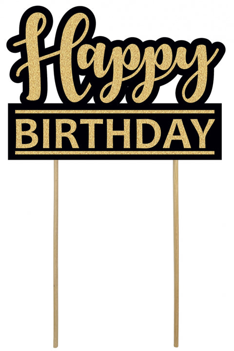 Trendy zápich na dort – Happy Birthday – 24 x 13 x 13 cm (1 pc) CTOP-12_1.jpg