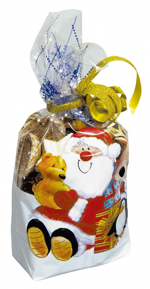 Vánoční celofánový sáček - MEDIUM 15 x 24 a 6 cm, 10 ks v balení, Zell-04_2.jpg