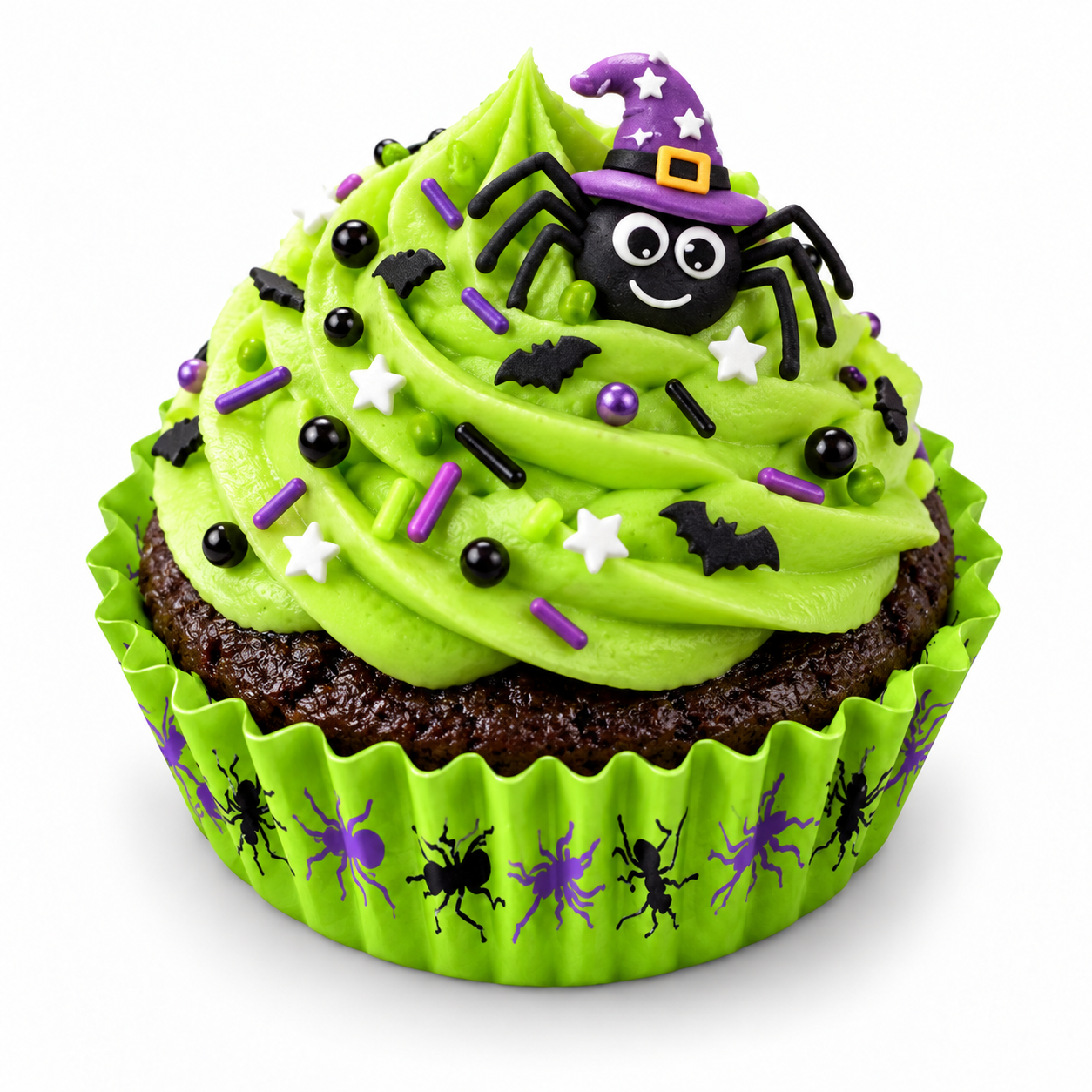 Muf-275 | Papírové formičky na muffiny a cupcakes s halloweenským designem – 50 ks, žáruvzdorné do 220 °C