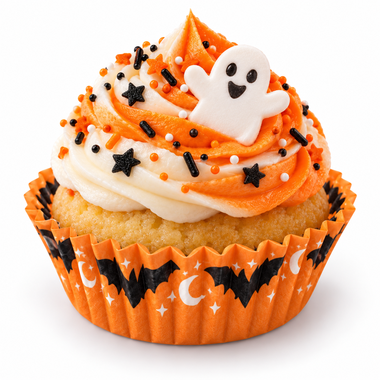 Muf-277 | Papírové formičky na muffiny a cupcakes s halloweenským designem – 50 ks, žáruvzdorné do 220 °C